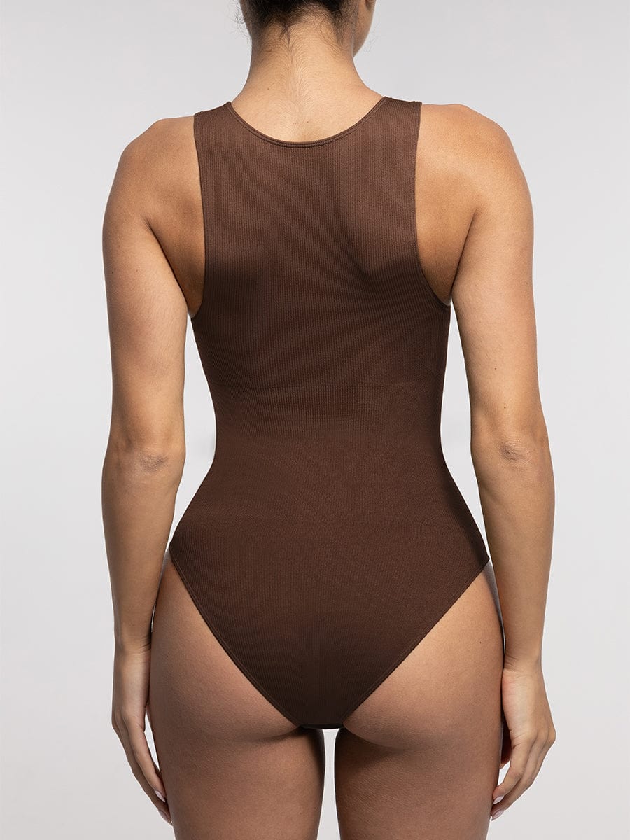 Figurformender Badeanzug mit Reißverschluss – Sportlich Elegant & Bauchkontrolle für Damen