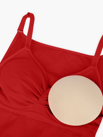 Figurformender Shapewear Body mit Spaghettiträgern – Bauchkontrolle & Nahtloser Komfort für Damen