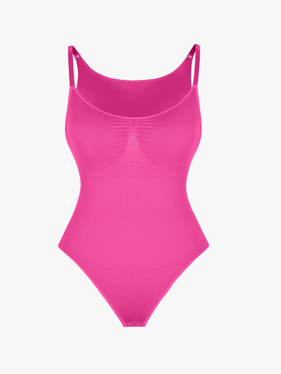 Figurformender Shapewear Body mit Spaghettiträgern – Bauchkontrolle & Nahtloser Komfort für Damen