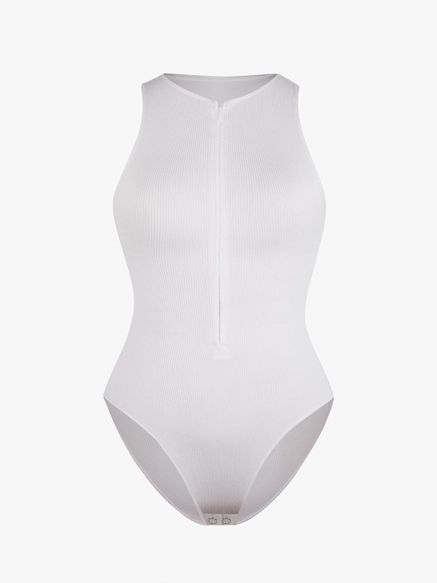 Figurformender Badeanzug mit Reißverschluss – Sportlich Elegant & Bauchkontrolle für Damen