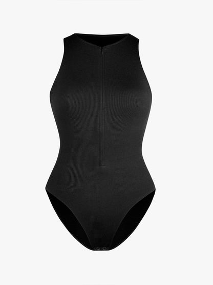 Figurformender Badeanzug mit Reißverschluss – Sportlich Elegant & Bauchkontrolle für Damen