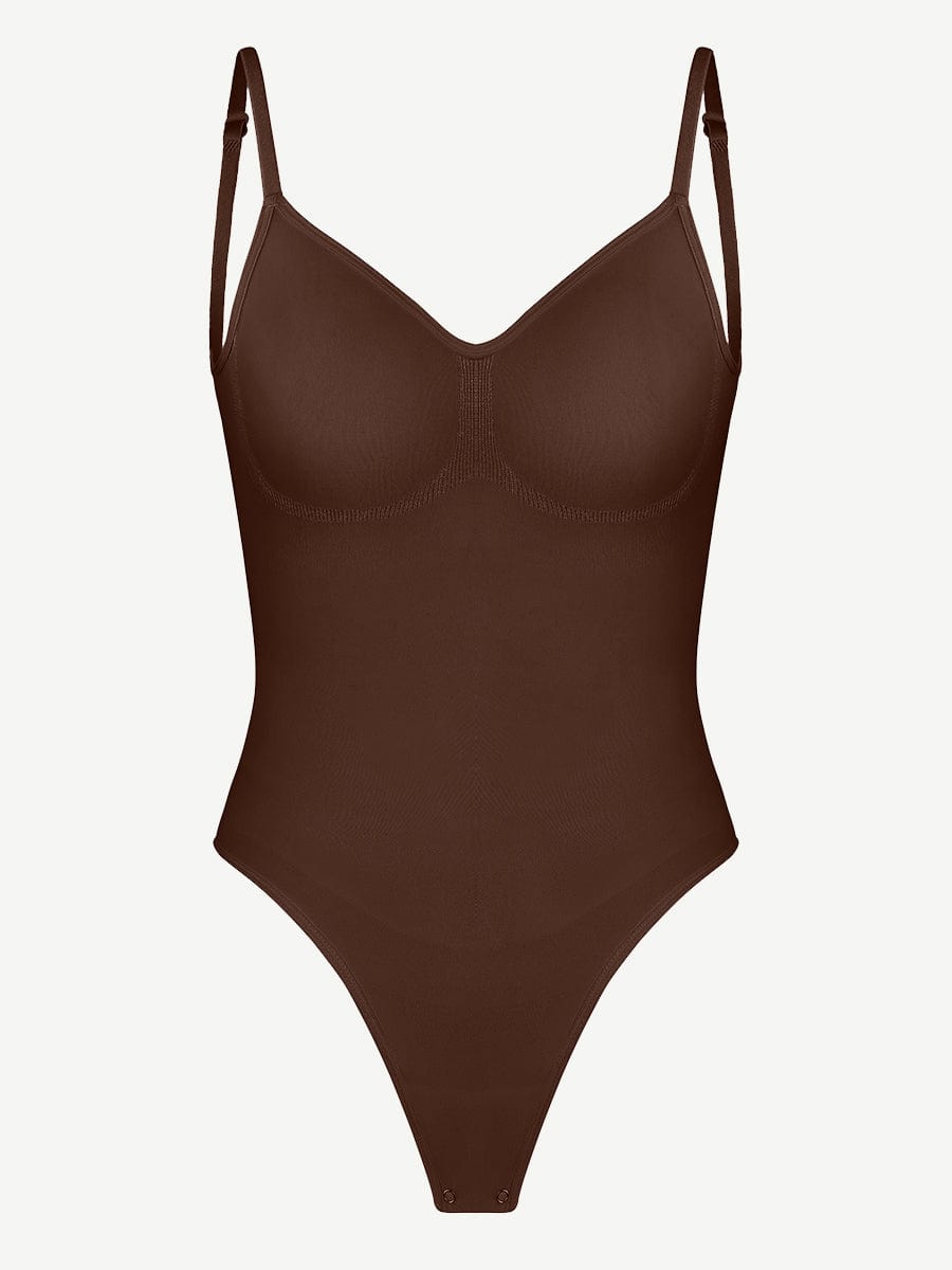 Figurformender Body mit Spaghettiträgern – Seamless Shapewear für Damen in Eleganter Passform