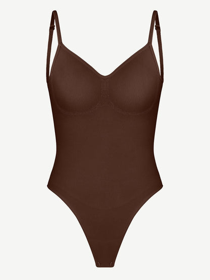 Figurformender Body mit Spaghettiträgern – Seamless Shapewear für Damen in Eleganter Passform
