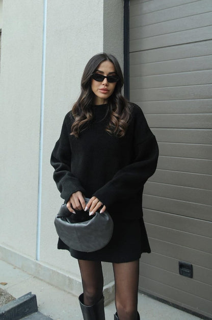 Éliska - Elegantes Frühlingsensemble aus zwei Teilen mit Pullover und Rock
