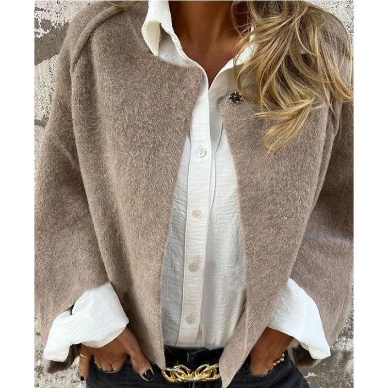 Célestine - Elegante und Weiche Übergangsjacke für den Frühling mit Weiten Ärmeln