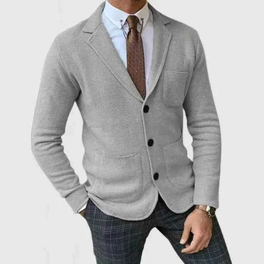 Eleganter Strickblazer für Herren – Business Cardigan im modernen Smart-Casual Stil