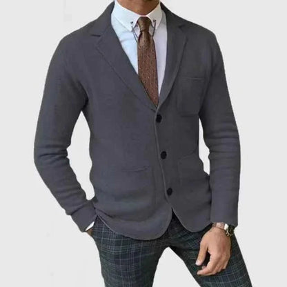 Eleganter Strickblazer für Herren – Business Cardigan im modernen Smart-Casual Stil