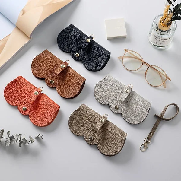 Brillenetui mit Schlüsselanhänger für Damen – Kompakte Sonnenbrillen Tasche