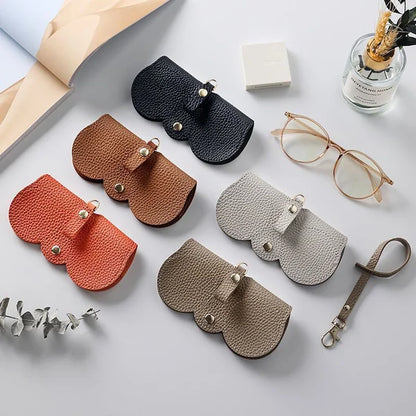 Brillenetui mit Schlüsselanhänger für Damen – Kompakte Sonnenbrillen Tasche