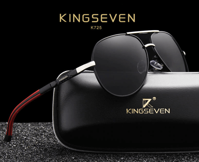 AluVision - Vintage Aluminium Sonnenbrille mit Polarisierung für Herren