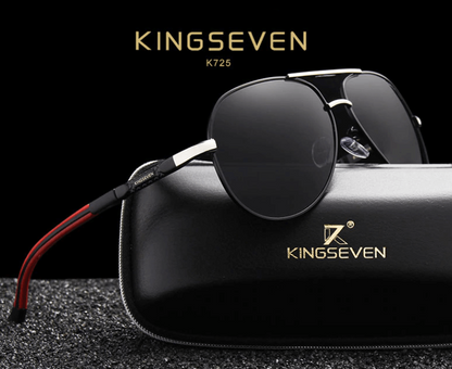 AluVision - Vintage Aluminium Sonnenbrille mit Polarisierung für Herren