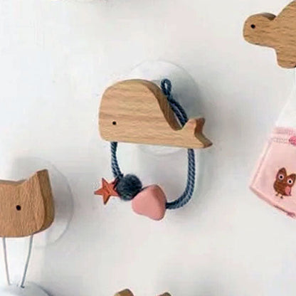 BoisMalin - Verspielte Wandhaken aus Holz mit Tiermotiven