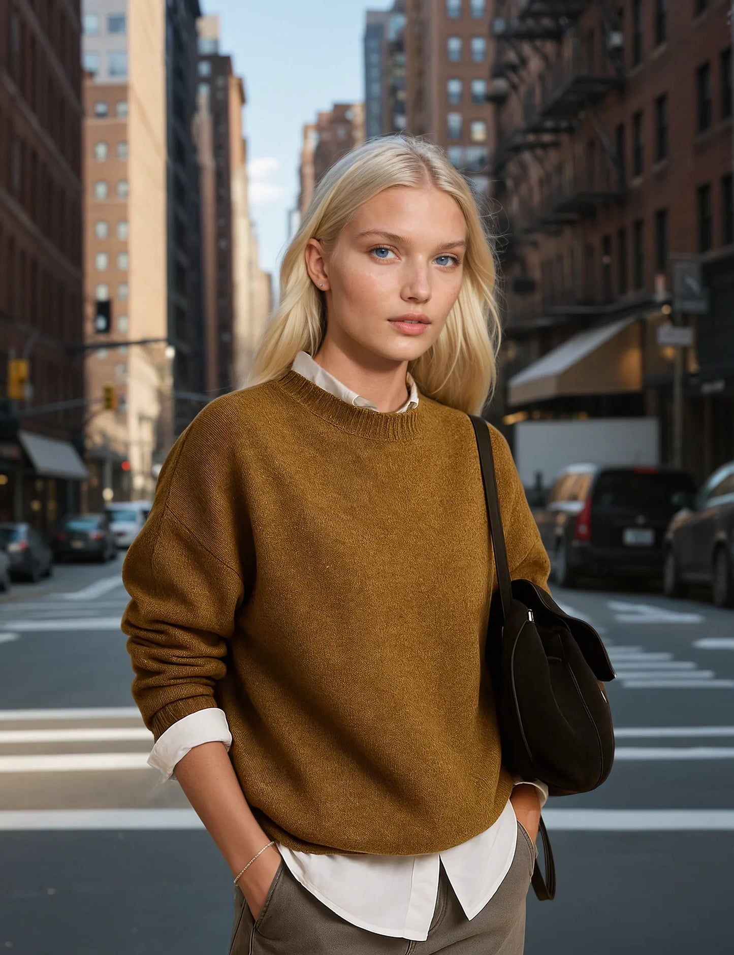 Velorisse - Pullover aus warmer Wollmischung, elegant und zeitlos, für Damen