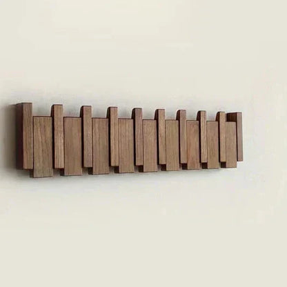 Gaspard - Klavier Holz Kleiderständer | Eleganter Wandorganisator für den Eingangsbereich, Mäntel, Hüte und Schlüssel