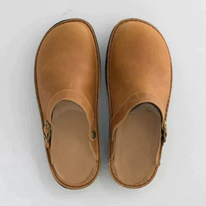 Thalorie - Orthopädische Leder-Clogs für den Herbst